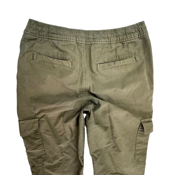 Everlane Cargo Jogger Men Size Medium Organic Cotton Canvas Pant Army Green - Picture 6 of 16